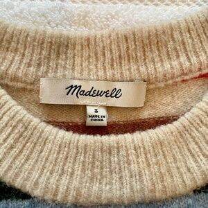 Madewell Striped wool-blend sweater